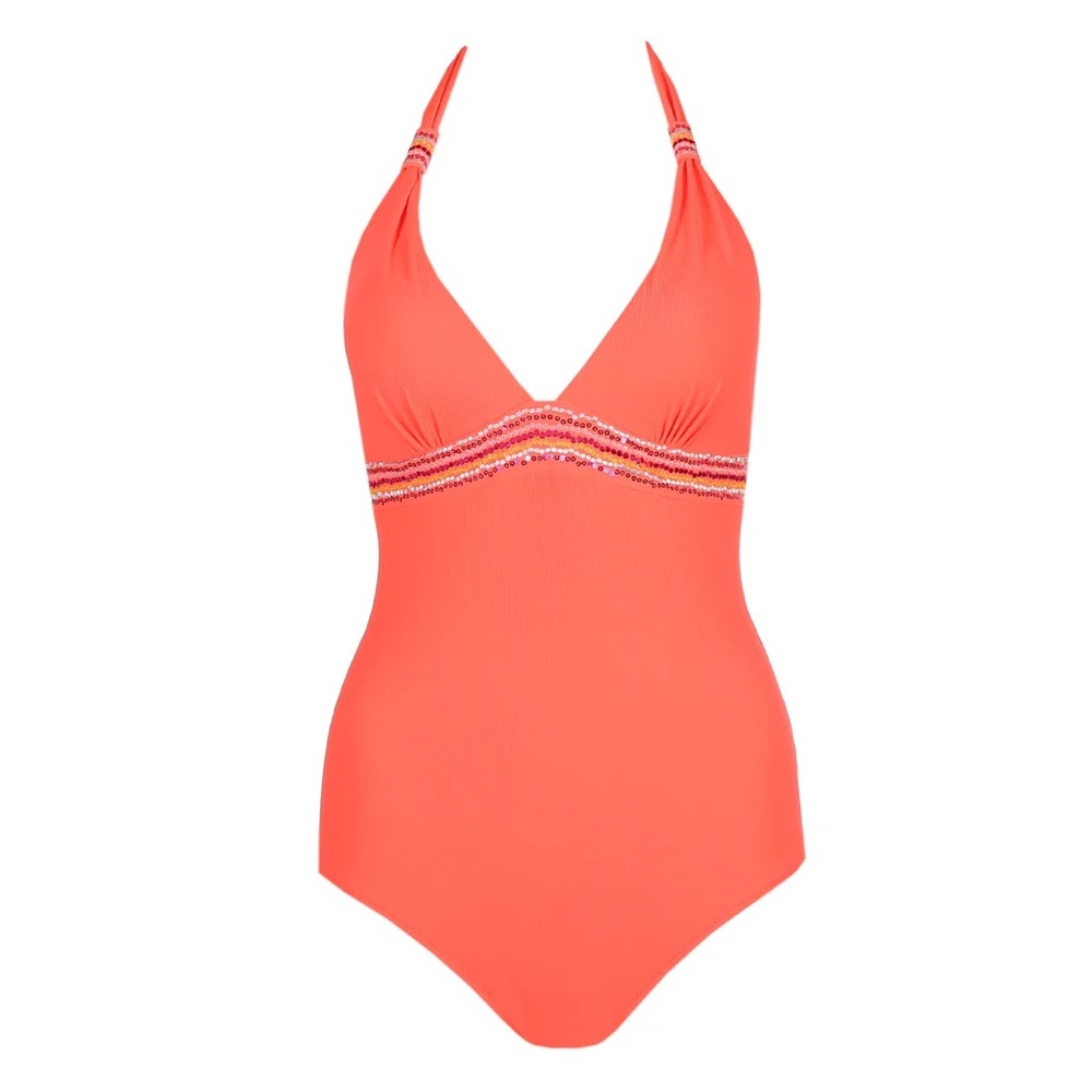NWT Marie Jo Hot Pink One Piece Swimsuit